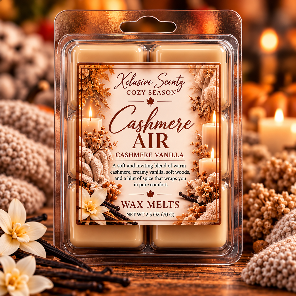 Cashmere Air Wax Melts